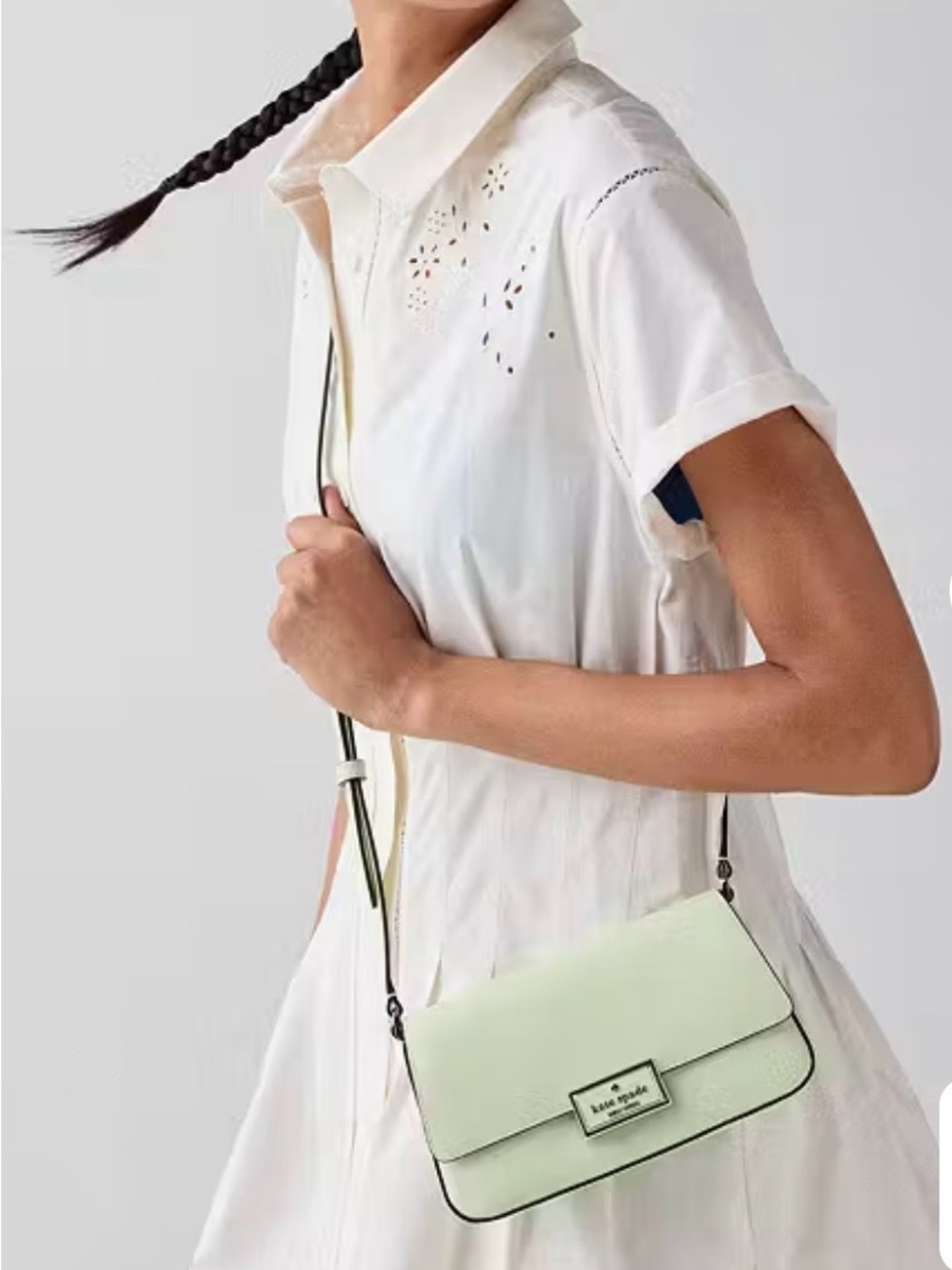 kate spade Pastel Light Mint Green Crossbody Bag Handbag Purse